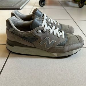 New Balance 998 Grey Made in USA Mens 8.0